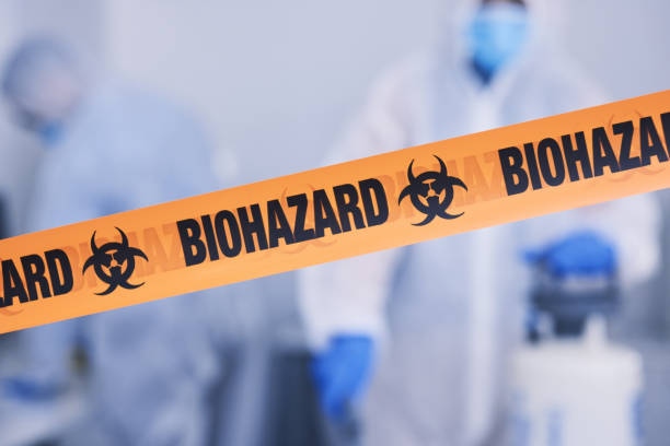 Professional Blood Cleanup technician working in Dunkirk, NY